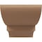 Ekena Millwork 11"W x 22"D x 11"H Wide Ridgewood Rough Cedar Woodgrain TimberThane Corbel, Primed Tan CORUR11X22X11RIDRCPR - alternate 5